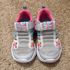 Skechers Kids Sneakers with Rainbow Stripes